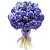 Букет из 25 синих гиацинтов