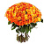 Букет из 101 оранжевой розы