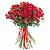 Букет из 19 красных кустовых роз