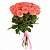 Букет из 25 коралловых роз