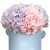 Букет из гортензий в коробке "Примадонна" Букет из гортензий в коробке "Примадонна"