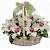Букет из 7 орхидей с гипсофилой в корзине