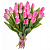 Букет из 23 розовых тюльпанов