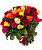 Букет MIX из 55 роз разных цветов