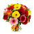 Букет MIX из 19 гербер
