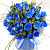 Букет из синих роз "Сезон любви"